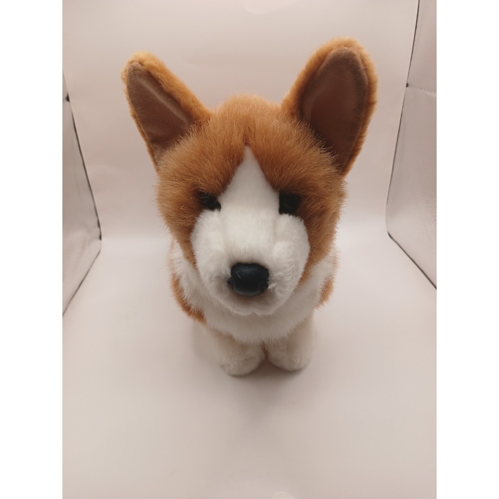Douglas‎ Cuddle Toy Ingrid Corgi Plush Stuffed Animal Dog 1819 Ginger White 12"